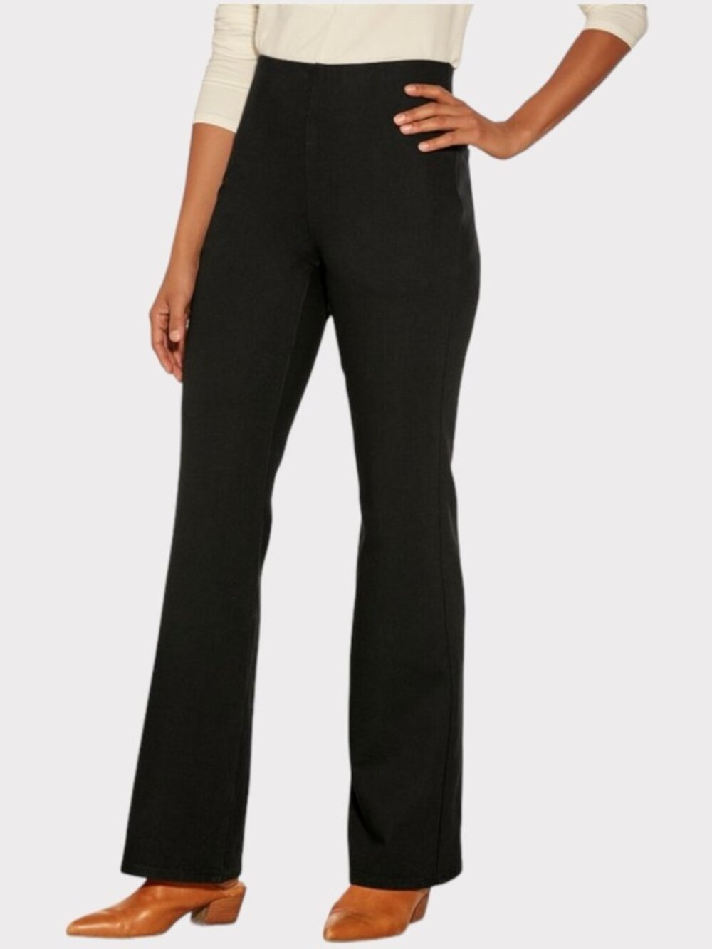 NEW NWT SOFT SURROUNDINGS THE ULTIMATE BOOTCUT JEANS PULL ON STRETCH DENIM 10/12